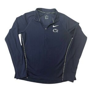 Nike Dri-FIT Penn State Nittany Lions Quarter Zip Women’s Medium Navy Pullover